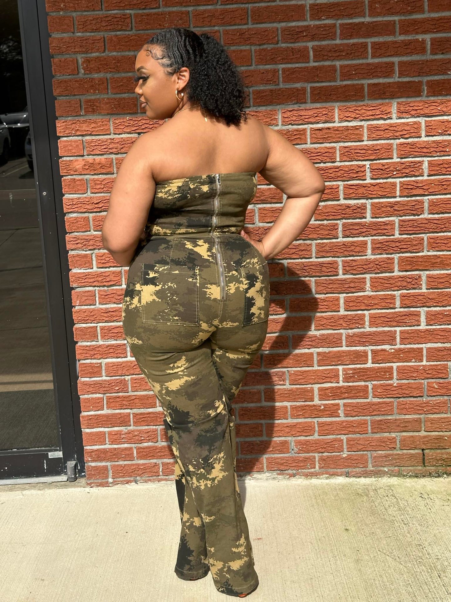 "Going Commando" Camouflage jumpsuit