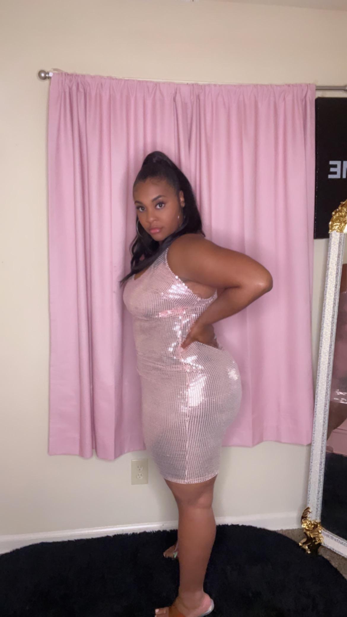 "Dreamy" Pink Sequin Dress