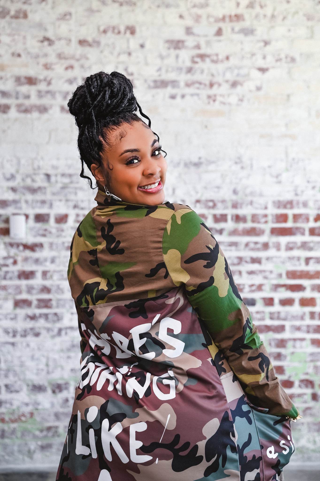 Sistah Sistah " Camo jacket