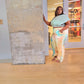 Fringe me down" multi-color high waist pants