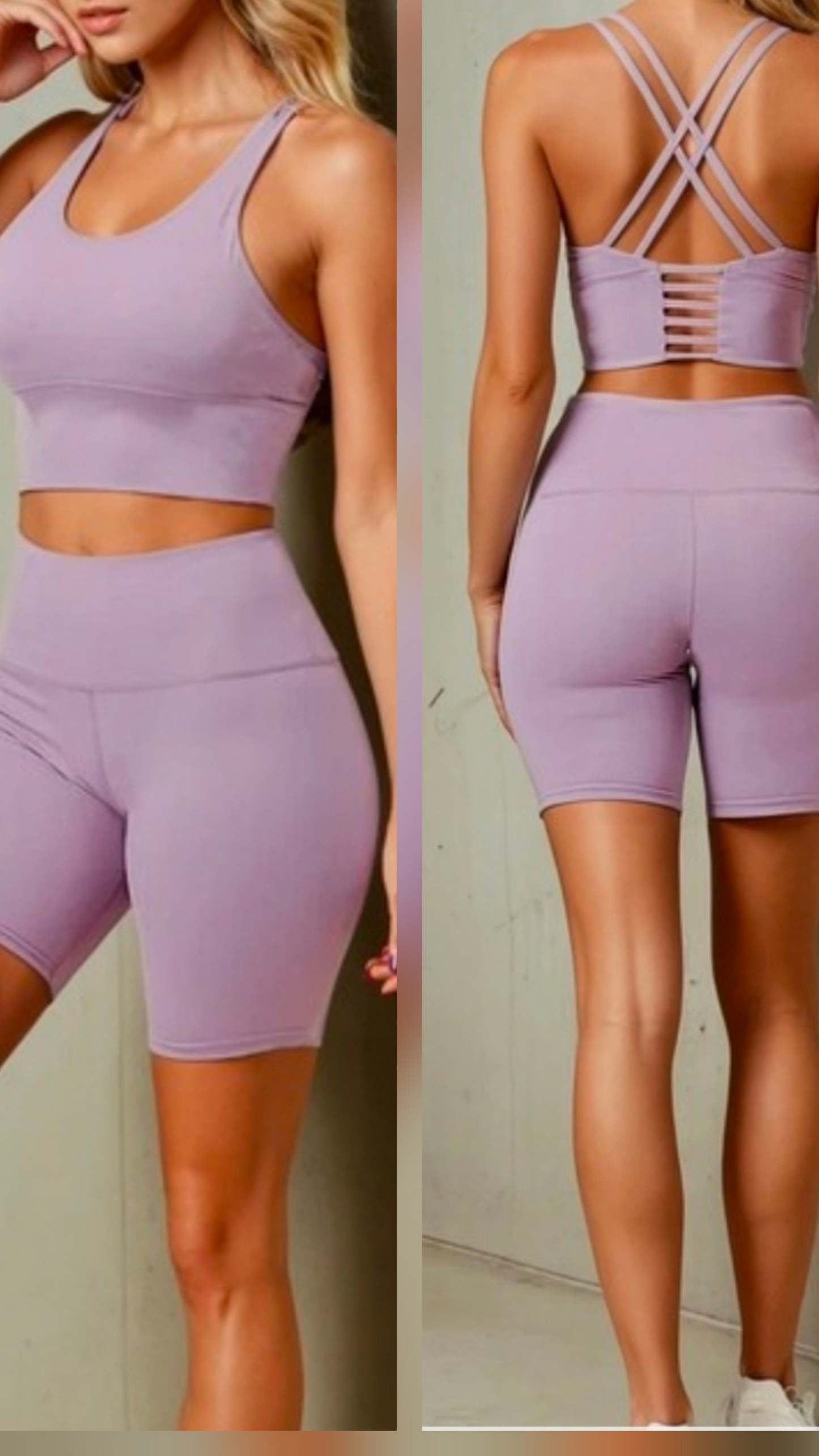 Royalty " biker short set