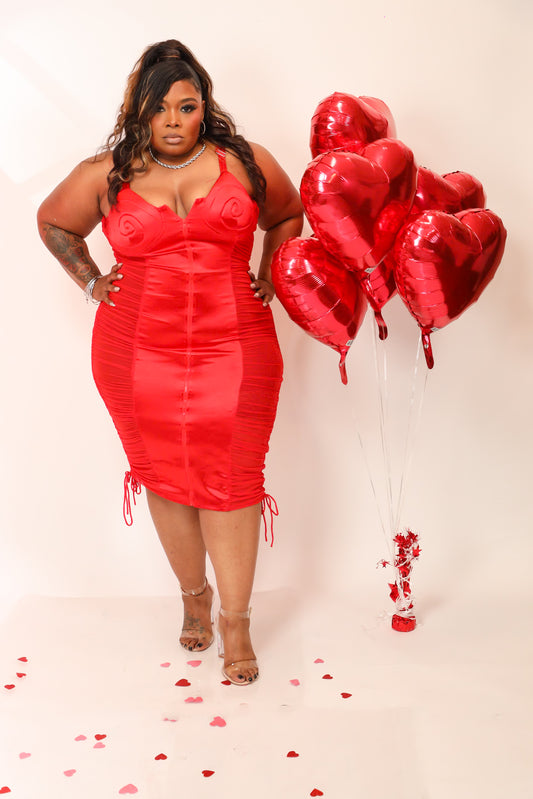 Fancie " red dress