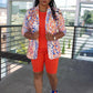 Chill days, orange biker set