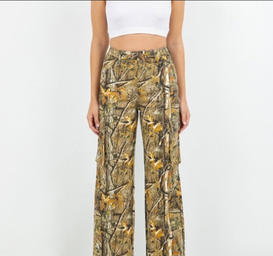 Trail ride "wide leg cargo pants