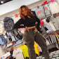 Flirtous " cargo jeans ( black)