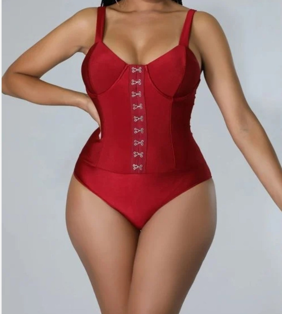 Seduce me " bodysuit (color Ruby)