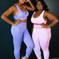 Crown" two piece set (Purple)